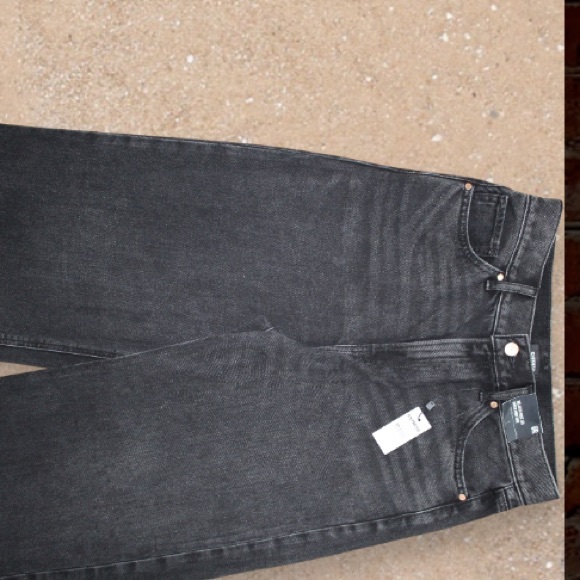 Express Relaxed Wide Leg Super High-rise Denim Jeans - Picture 4 of 11